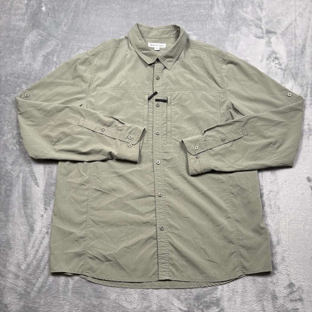 Backcountry Kessler Active Shirt Long Sleeve Performance Hiking Men's Size XL
